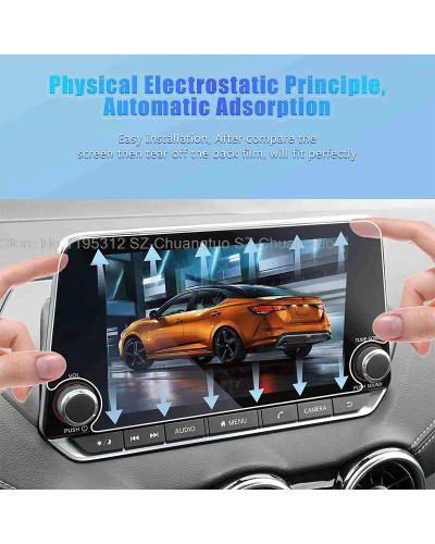 Película protectora de pantalla de vidrio templado para Nissan Sentra 