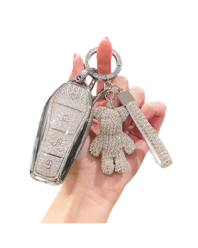 Patrón de diamante blanco TPU para BYD Tang Qin Plus Song Pro DMI Atto