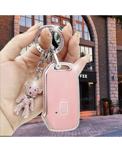 Funda para llave de coche, carcasa Fob para Kia Ceed Cerato Forte NIRO
