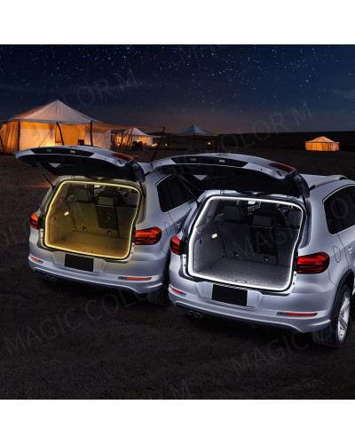 Luz Universal para maletero de coche, lámpara de ambiente decorativa p