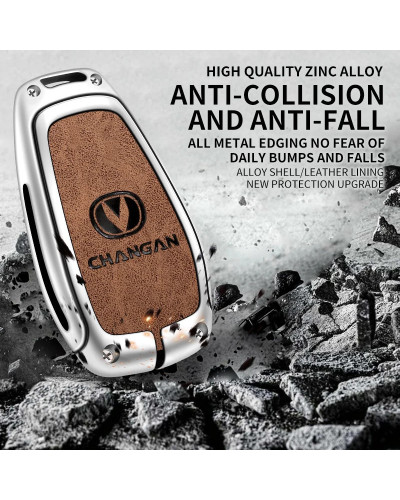 Funda de aleación de Zinc para llave de coche, carcasa de protección i
