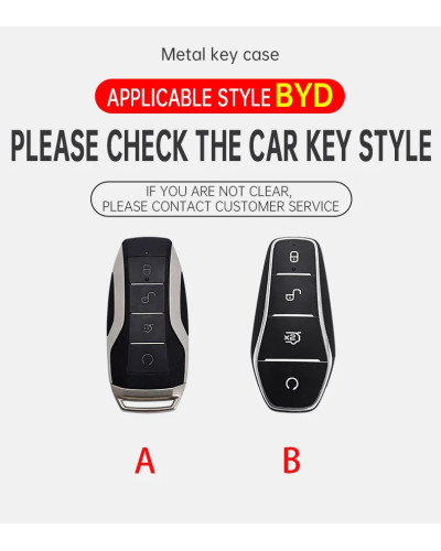 Funda de aleación para llave remota de coche, carcasa protectora para 