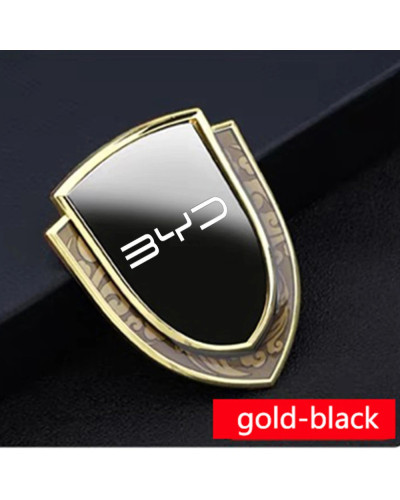 Insignia de emblema lateral de ventana de maletero de coche de Metal, 