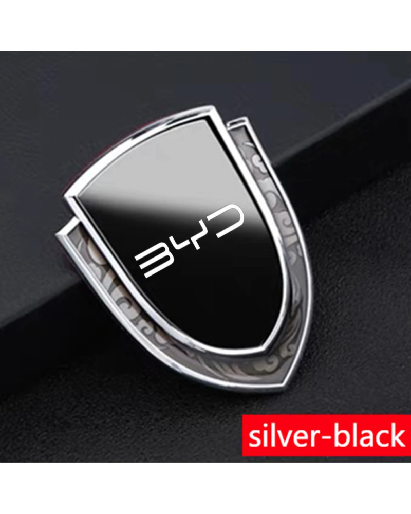 Insignia de emblema lateral de ventana de maletero de coche de Metal, 