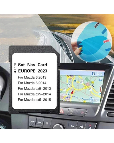 Car for Mazda 6 CX-5 SD Card Europe UK Maps GPS System Navigation 8GB 