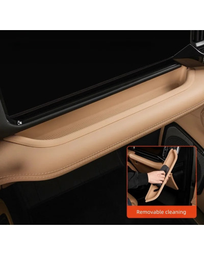 Caja de almacenamiento de silicona frontal para copiloto de coche, com