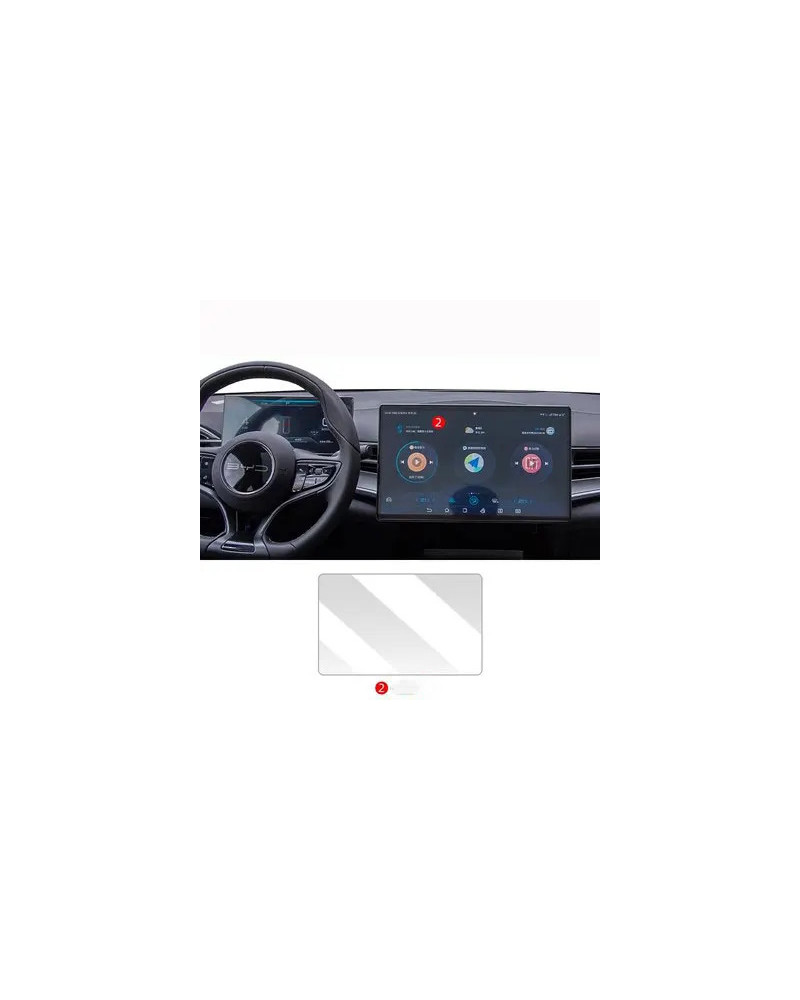 Protector de vidrio templado para BYD Seal 15,6 pulgadas 2023 navegaci