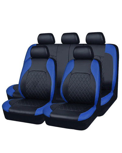 Funda de asiento de coche de cuero PU para todas las estaciones, Prote