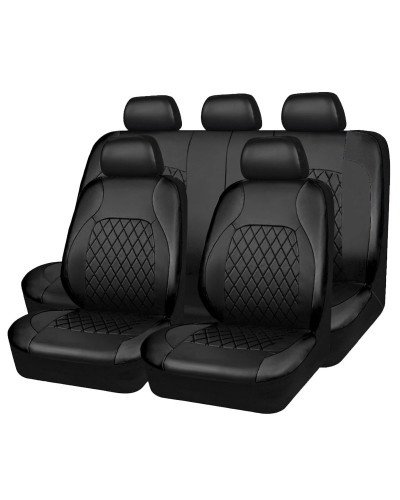 Funda de asiento de coche de cuero PU para todas las estaciones, Prote
