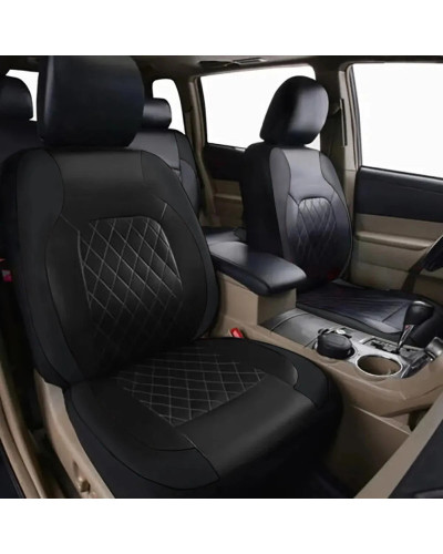 Funda de asiento de coche de cuero PU para todas las estaciones, Prote
