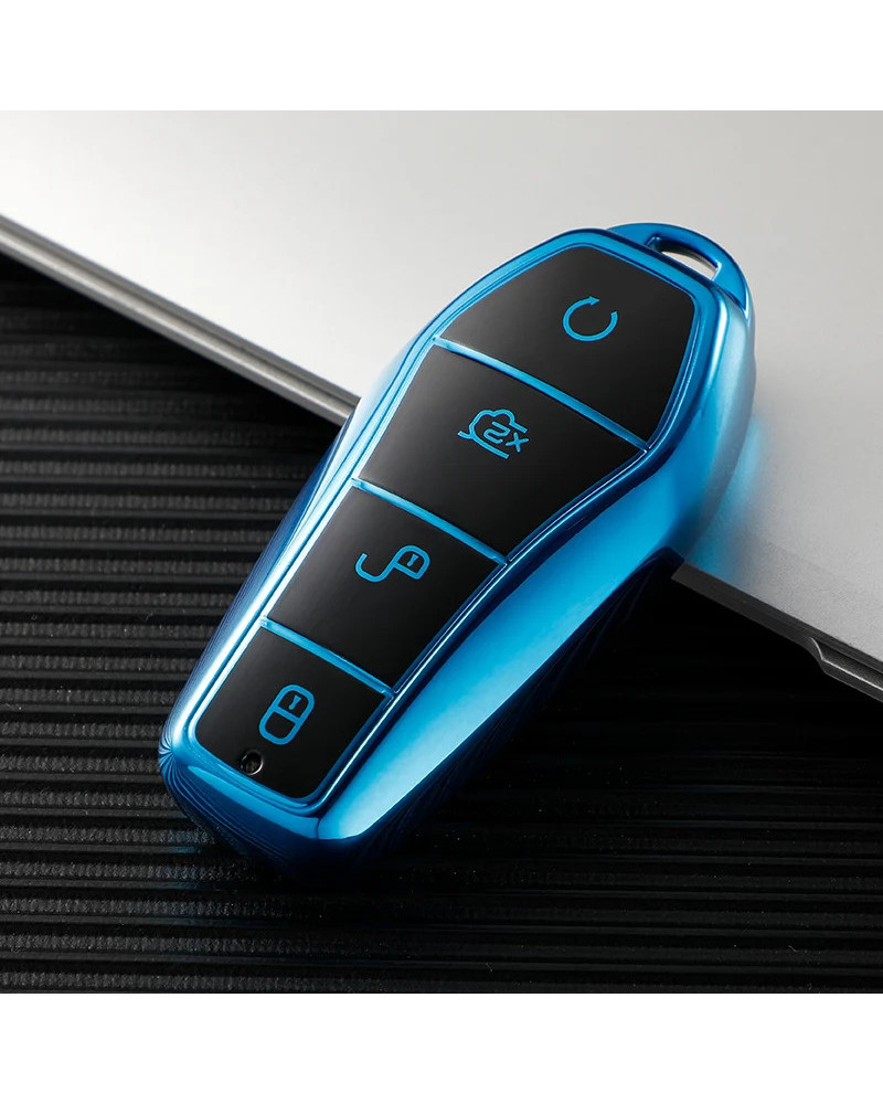 Funda protectora de TPU suave para llave de coche, accesorios duradero