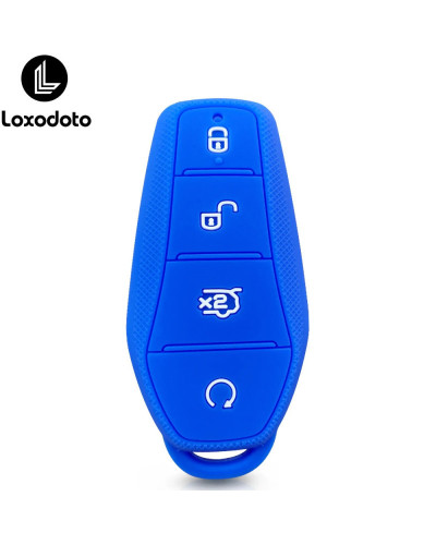 Funda de silicona con soporte para llave de coche, funda para llave de