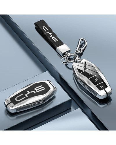 Funda para llave de aleación de Zinc para coche BYD Atto 3 Han EV Dolp