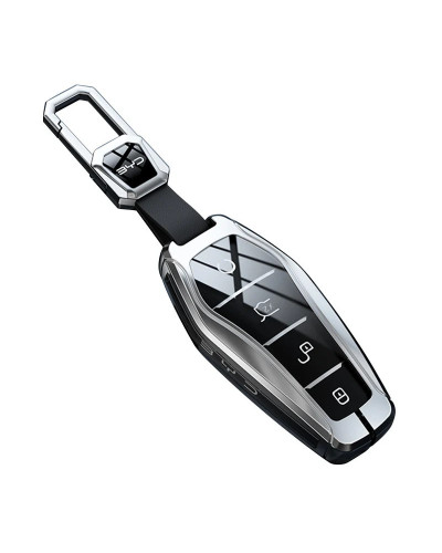 Funda para llave de aleación de Zinc para coche BYD Atto 3 Han EV Dolp