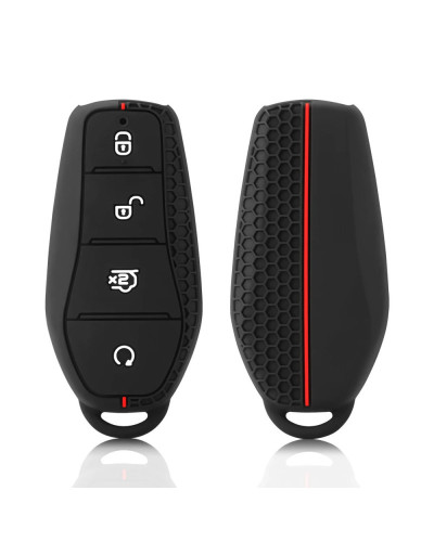 Funda de silicona con soporte para llave de coche, funda para llave de