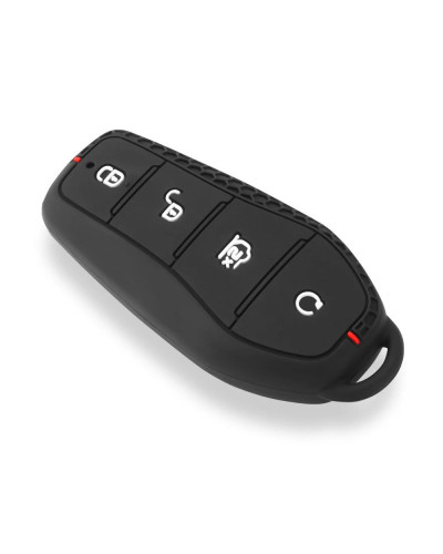 Funda de silicona con soporte para llave de coche, funda para llave de
