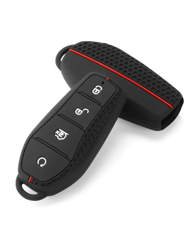 Funda de silicona con soporte para llave de coche, funda para llave de