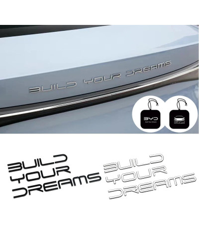 Pegatina de logotipo de coche de Metal serie BYD BYD Atto 3 Yuanes Plu