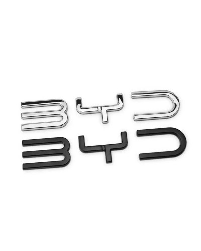 Pegatina de logotipo de coche de Metal serie BYD BYD Atto 3 Yuanes Plu