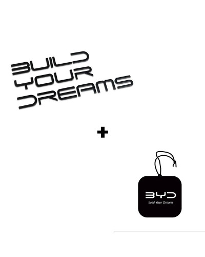 Pegatina de logotipo de coche de Metal serie BYD BYD Atto 3 Yuanes Plu