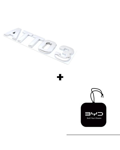 Pegatina de logotipo de coche de Metal serie BYD BYD Atto 3 Yuanes Plu