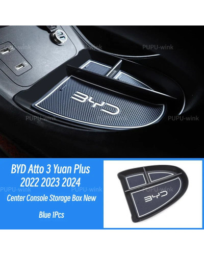 BYD Atto 3 Yuan Plus 2022 2023 2024 Caja de almacenamiento de consola 