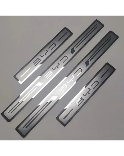 Umbral de puerta de coche serie BYD, protección de Metal inoxidable pa