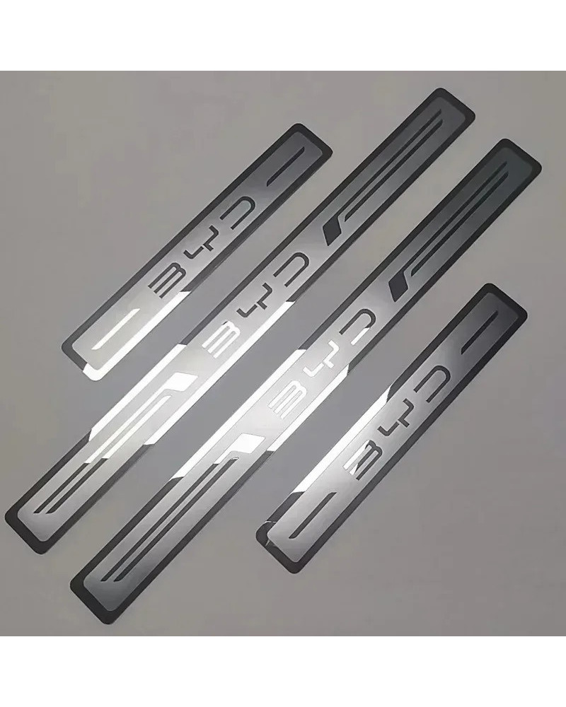Umbral de puerta de coche serie BYD, protección de Metal inoxidable pa