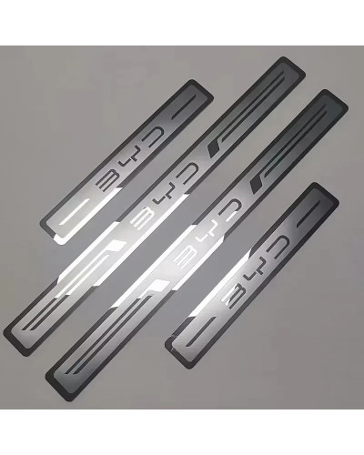 Umbral de puerta de coche serie BYD, protección de Metal inoxidable pa