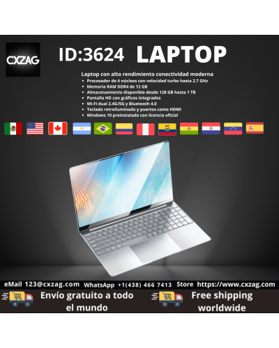 Laptop compatible con programas diagnostico automotriz windows ID:3624