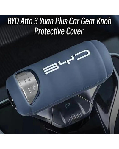 BYD Atto 3 Yuan Plus perilla de engranaje de coche cubierta protectora