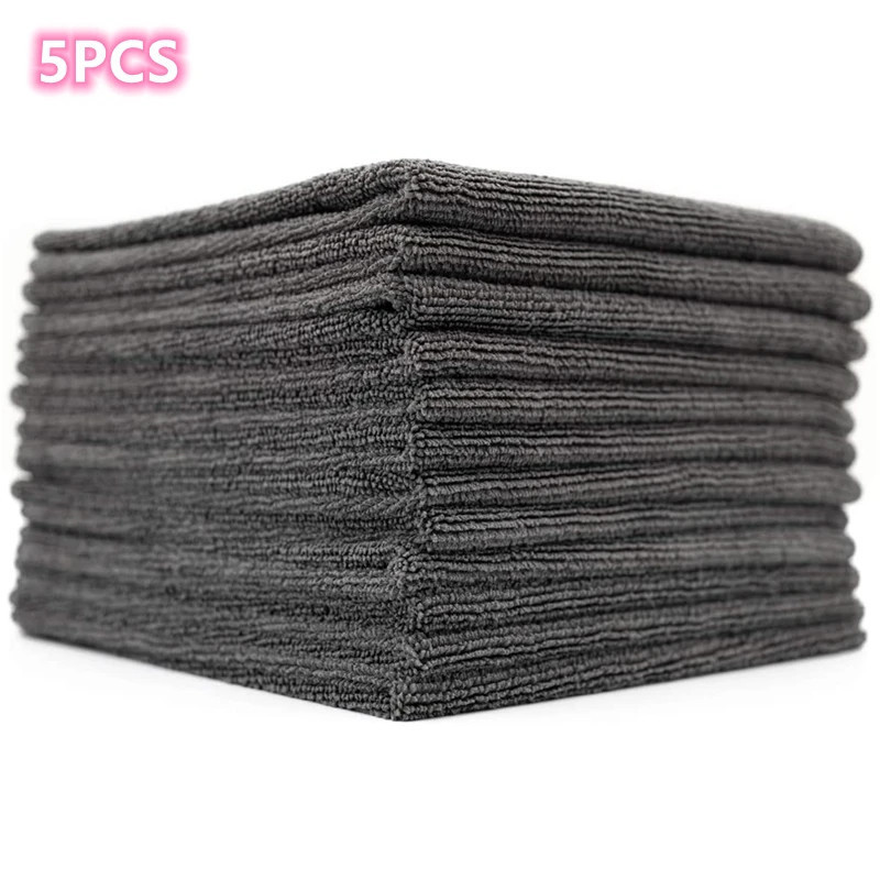 5-10PCS edgeless Microfiber Auto Cleaning Towels Multifunctional Car Detailing Towel Automotive Washing dry Cloth