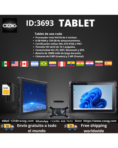 TABLET USO RUDO WINDOWS ID:3693