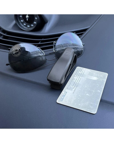 Caja de gafas para visera de coche, Clip para gafas de sol para BYD At