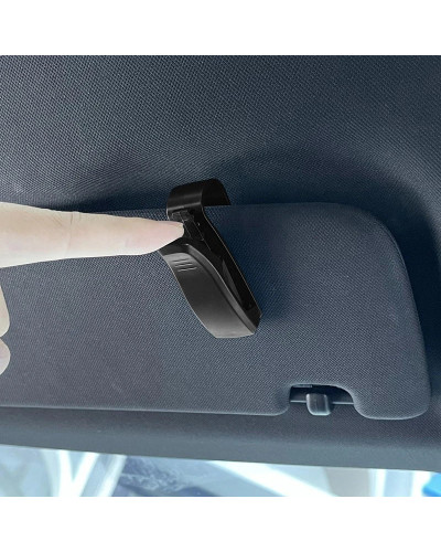 Caja de gafas para visera de coche, Clip para gafas de sol para BYD At