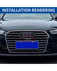 Cámara de visión frontal AHD para coche, videocámara de visión nocturna, resistente al agua, rejilla frontal, para Audi A6, A6L,