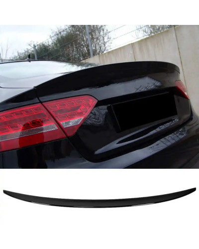 Alerón de la tapa del maletero trasero, negro brillante, apto para Audi A5/S5 B8/B8.5 Sportback 2008 2009 2010 2011 2012 2013 20