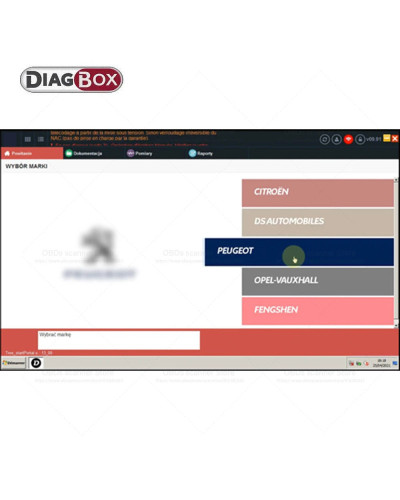 Diagbox 9.85 V9.91VM 9.68VM work with PP2000 Software Diagnose Resets 