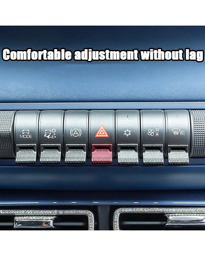 ZLWR BYD Dolphin Pegatinas de botón de control central de coche, pegat