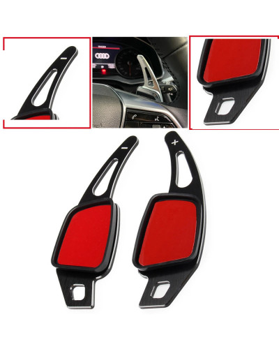 Extensiones de palanca de cambios para volante de coche, accesorios para Audi A3, S3, A4, S4, A5, S5, A6, S6, A8, R8, Q5, Q7, TT