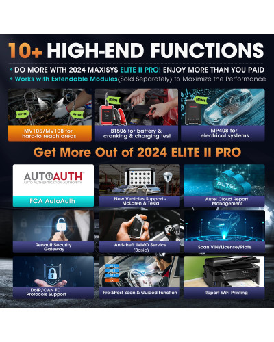 AUTEL MAXSYS ELITE II PRO ID:3726