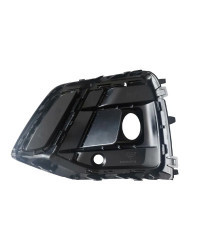 Cubierta de rejilla de luz antiniebla para parachoques delantero de coche, con agujero ACC, para Audi Q5, SQ5, s-line, Sline Spo