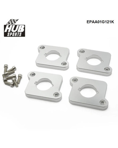 HUB sports - EPMAN Billet Paquete de bobina de aluminio, adaptador, juego de espaciadores para motores VW, Audi, Golf 1,8 T con 