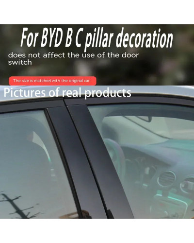 Para BYD F3/S6/S7/G5/G6 coche BC Pilar columna Central media PC ventan