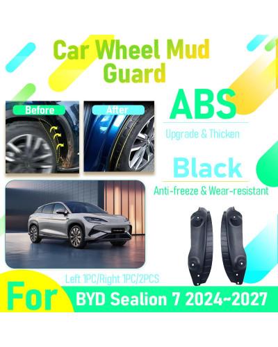 Guardabarros de coche para BYD Sealion 7 07 EV 2024 2025 2026 2027 gua