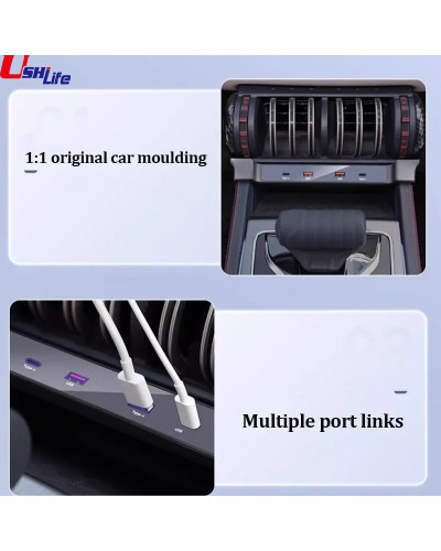 Para BYD Atto 3 Yuan Plus 2023 Control Central base de carga rápida ca