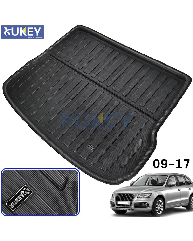 Bandeja para maletero trasero para AUDI Q5 SQ5 2008-2017, alfombrilla para carga, forro para suelo, 2009, 2010, 2011, 2012, 2013