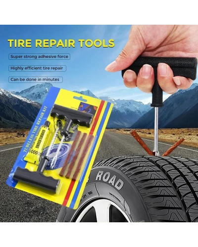 Car Tire Repair Kit, Bicycles, Trucks, Motorcycles, Set Tools, Tire Pu