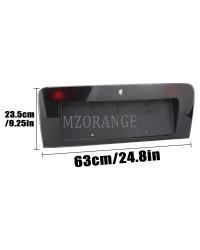 Marco de luz de matrícula trasera de coche, reemplazo de puerta trasera para Audi A6 C5 1998 -2004 ABS, accesorios