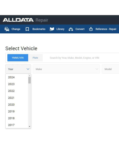 2024 Alldata Auto Data Car Data Software Online Account for Car Repair